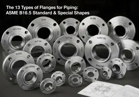 The 13 Types of Flanges for Piping: ASME B16.5 Standard & Special Shapes